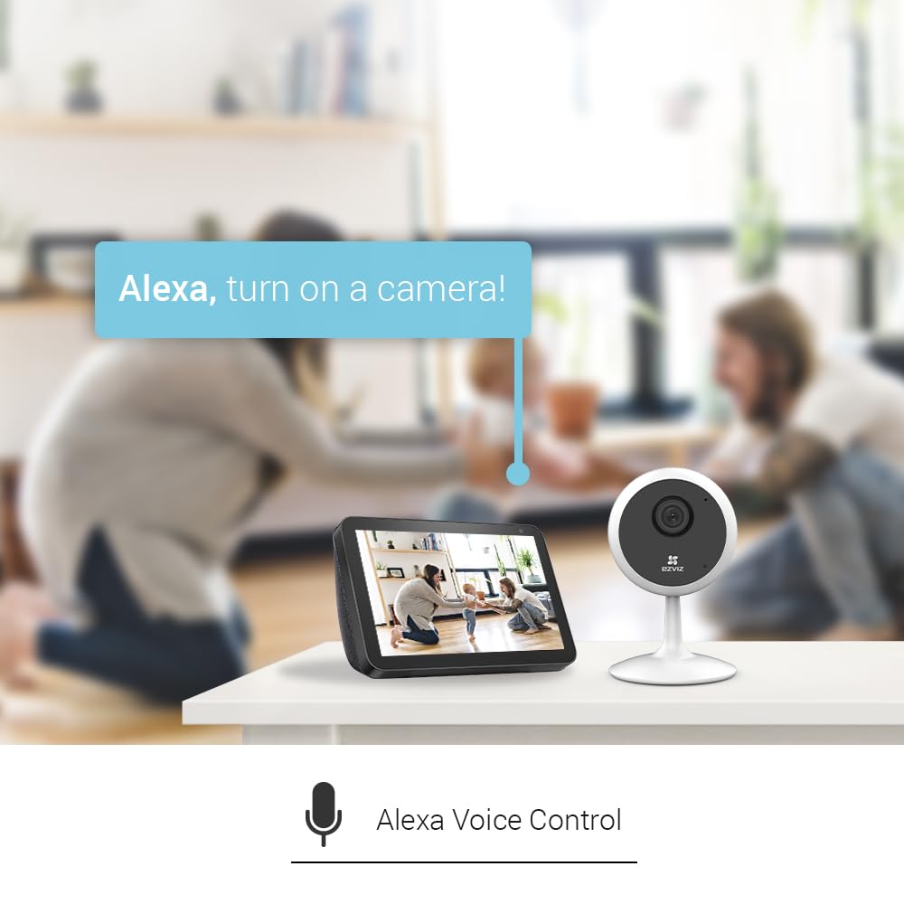 š”ļø EZVIZ C1C-B WiFi Indoor Smart Security Camera (White) by Hikvision | Smart Surveillance, Made Easy