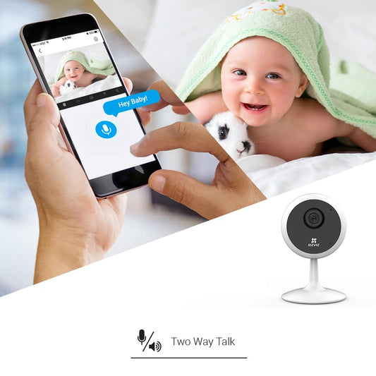 🛡️ EZVIZ C1C-B WiFi Indoor Smart Security Camera (White) by Hikvision | Smart Surveillance, Made Easy