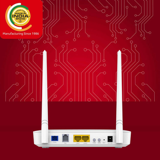 DG GR1321 Digisol XPON ONU 300Mbps Wifi router with 1 PON 1 GE & 1FE Port,1 FXS port.