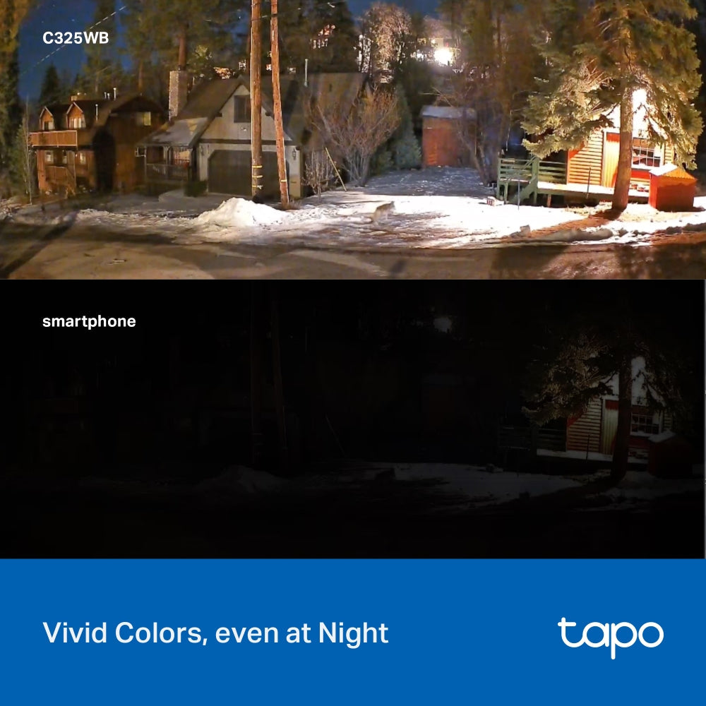 🛡️ Tapo C325WB – Outdoor Wi-Fi Camera with Full-Color Night Vision & Smart AI Detection