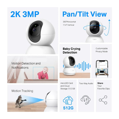 Tapo TC71 – Pan/Tilt Home Wi-Fi Camera | Smart Surveillance, Smarter Living