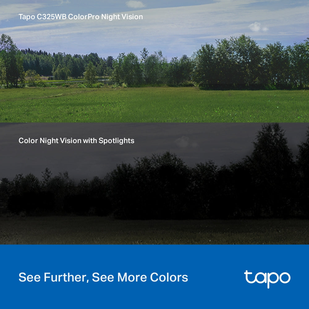 🛡️ Tapo C325WB – Outdoor Wi-Fi Camera with Full-Color Night Vision & Smart AI Detection