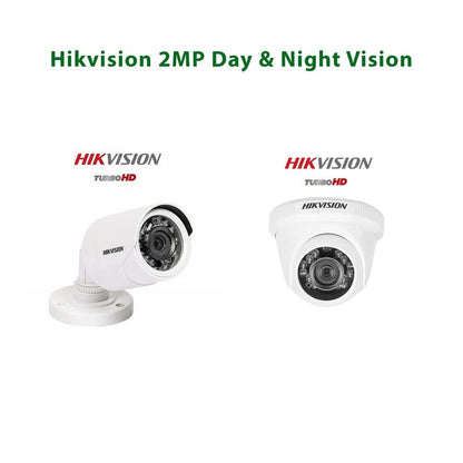 HIKVISION 4 Channel HD Full combo set Security Camera