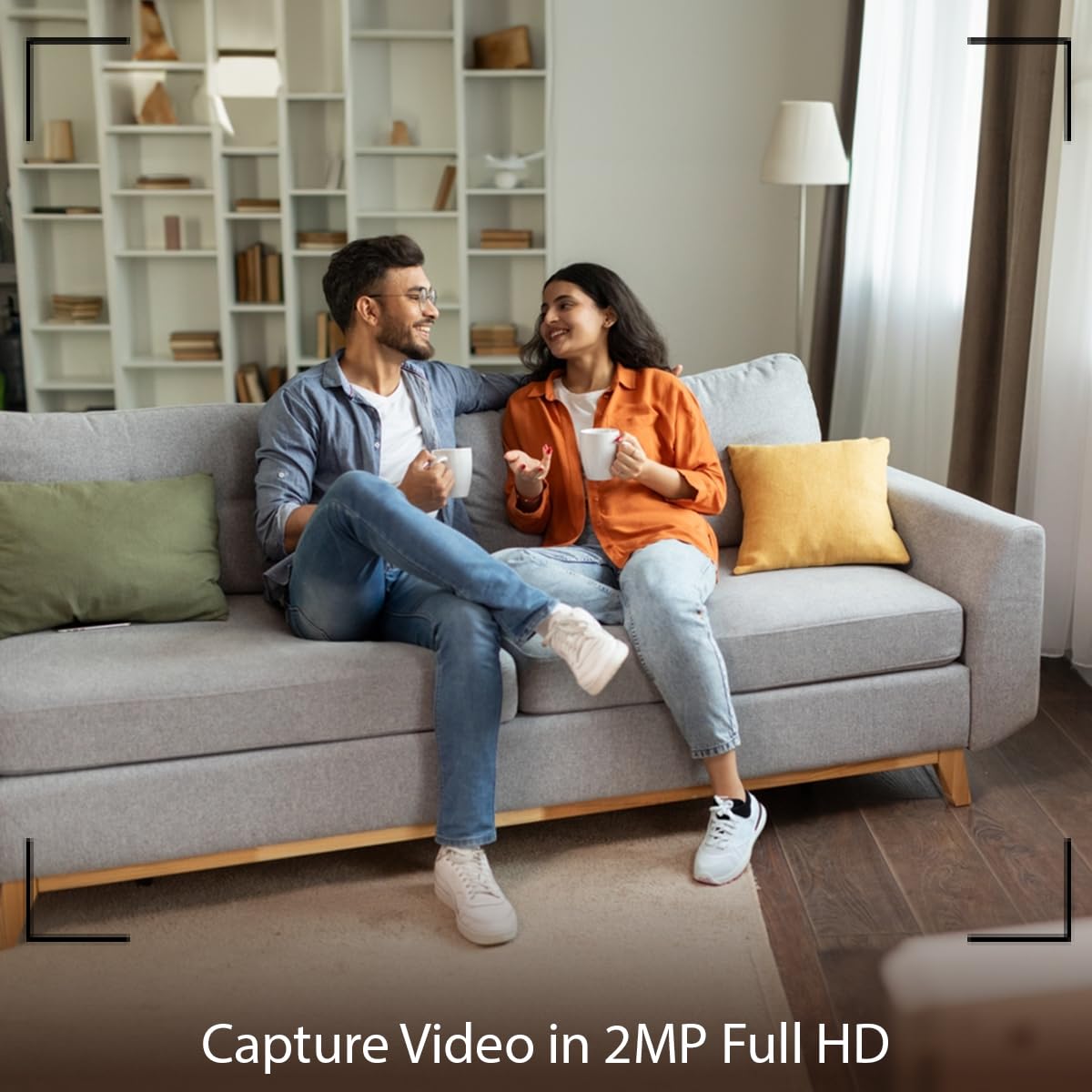 CP PLUS 2MP Smart Wi-fi CCTV Camera | 360° & Full HD Home Security | Full Color Night Vision | 2-Way Talk | Advanced Motion Tracking | SD Card Support