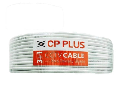 CP Plus CCTV WIRE CABLE 3+1 Copper Coaxial Cable 90 meters.