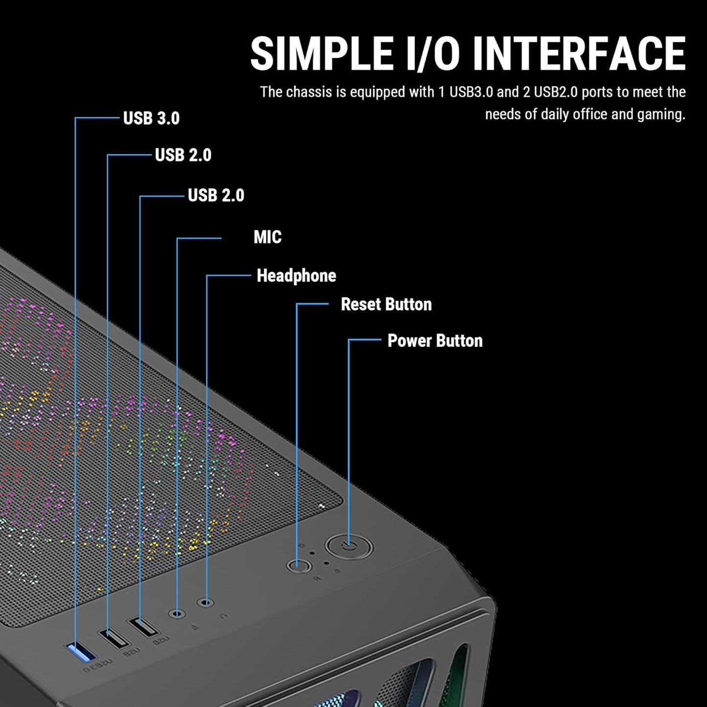 Gaming PC – i7 6th Gen | GTX 1650 4GB | 16GB RAM | 512GB SSD