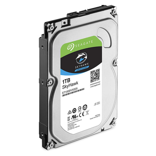 Seagate SkyHawk 1TB Surveillance Hard Drive - SATA 6Gb/s 64MB Cache 3.5-Inch Internal Drive (ST1000VX005)