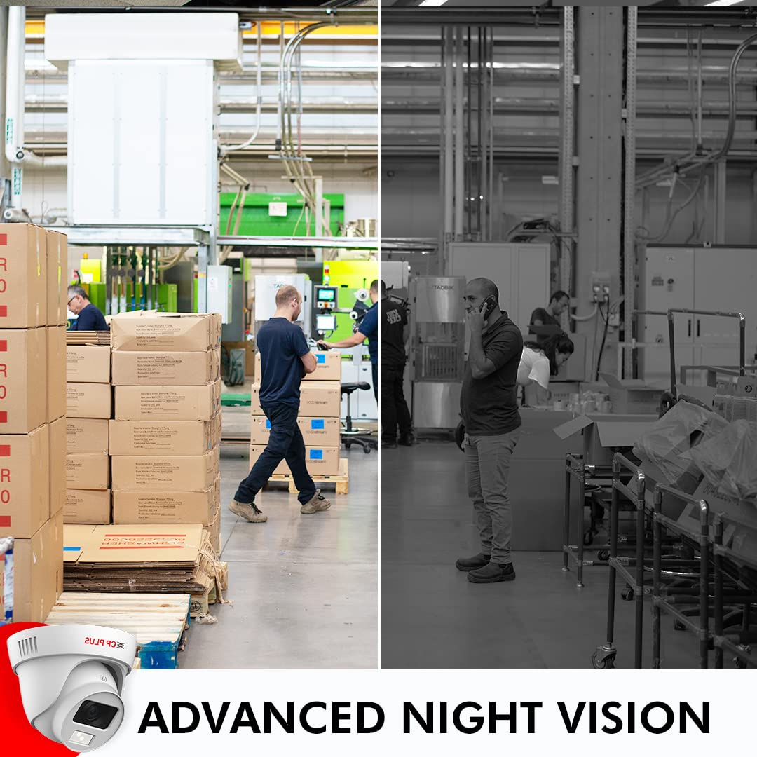 🌈 CP Plus 2.4MP Full-Color Guard+ Dome CCTV Camera (CP-GPC-DA24PL2C-SE)