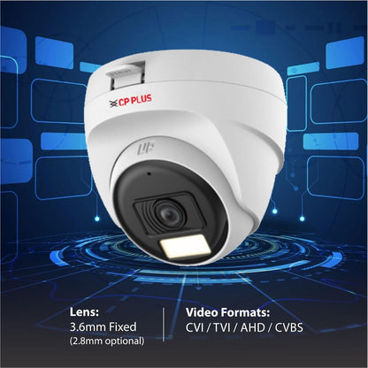🌗 CP Plus 5MP Dual Light Dome Camera – CP-URC-DC51PL3C-L