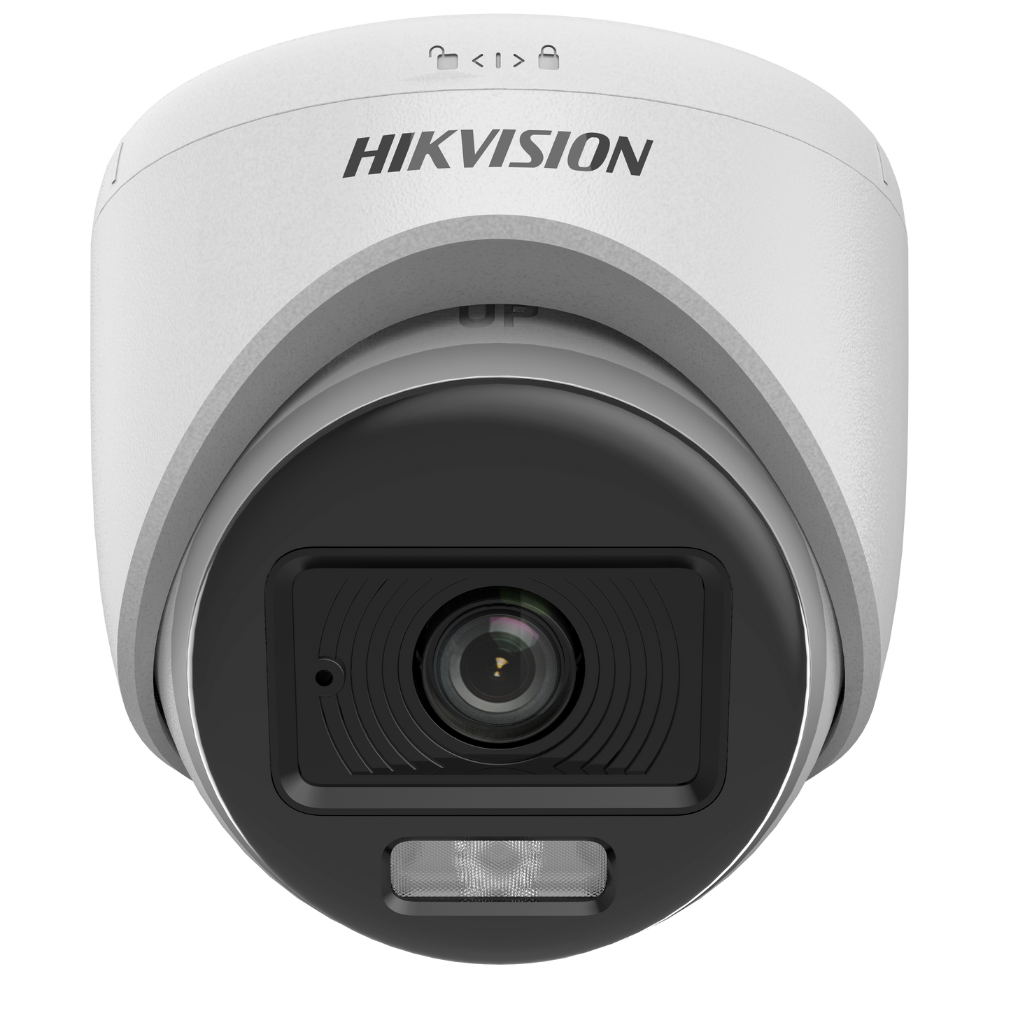 HIKVISION DS-2CE70DF0T-LPFS 2MP ColorVu Hybrid Light Indoor Turret Camera | Built-in Mic
