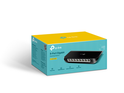 Premium TP-LINK TL-SG1008D 8-Port Gigabit Desktop Switch For Smart office