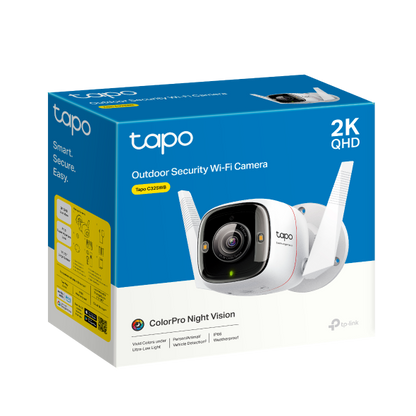 🛡️ Tapo C325WB – Outdoor Wi-Fi Camera with Full-Color Night Vision & Smart AI Detection