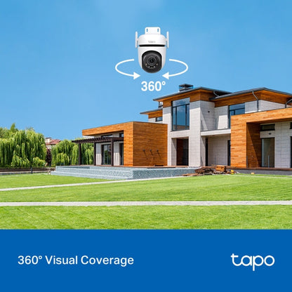 🎥 Tapo C520WS – Outdoor Pan/Tilt Smart Wi-Fi Security Camera | 2K QHD + Full-Color Night Vision