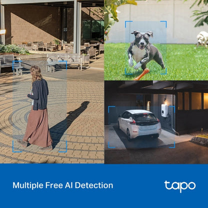 🎥 Tapo C520WS – Outdoor Pan/Tilt Smart Wi-Fi Security Camera | 2K QHD + Full-Color Night Vision