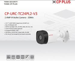 CP Plus 2.4MP 20m IR Bullet Camera, CP-URC-TC24PL2