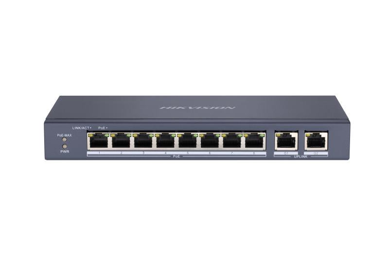 Hikvision 8 Port Fast Ethernet Unmanaged POE Switch DS-3E0310P-E/M